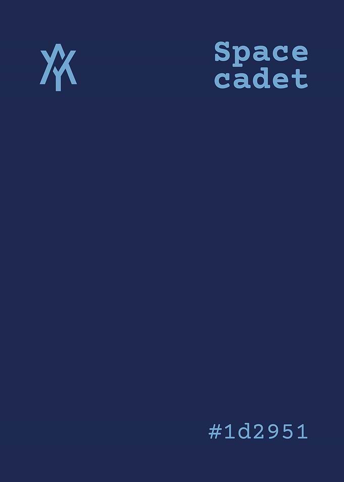 Space Cadet Color Palette