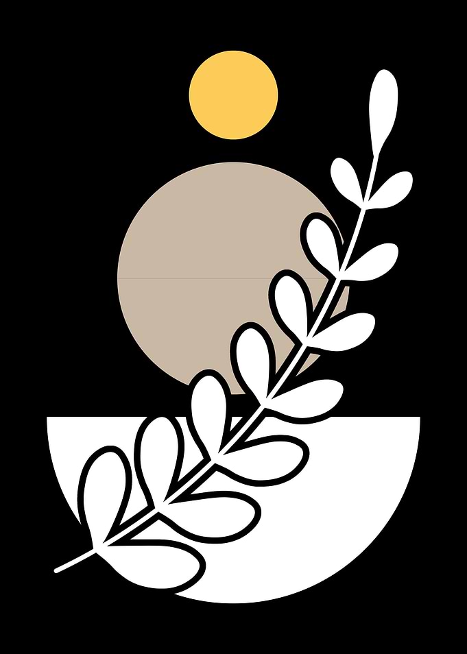 Abstract Floral Design