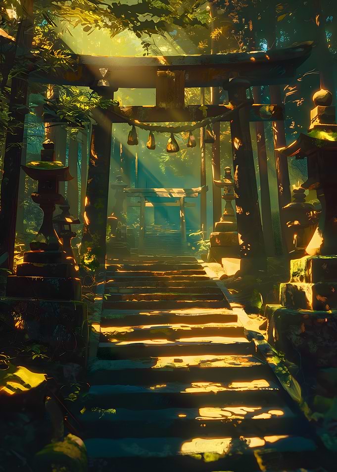 Stone Steps to a Shrine