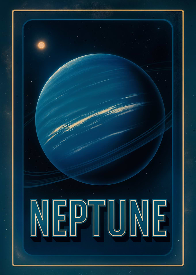 Neptune Planet Poster