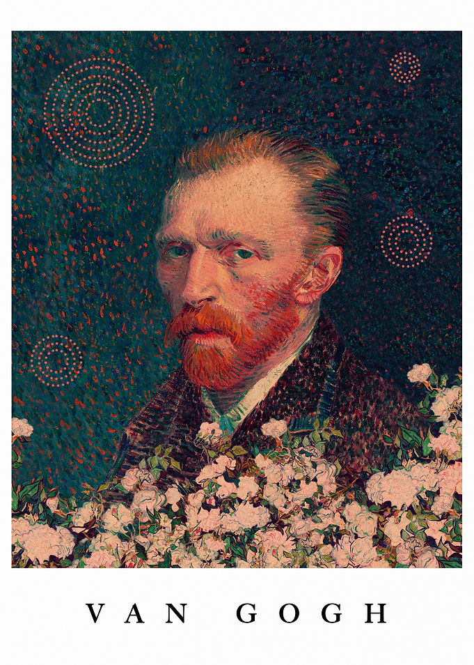 for Vincent Van Gogh with border