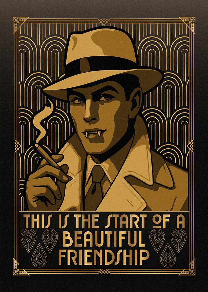 Art Deco Vampire