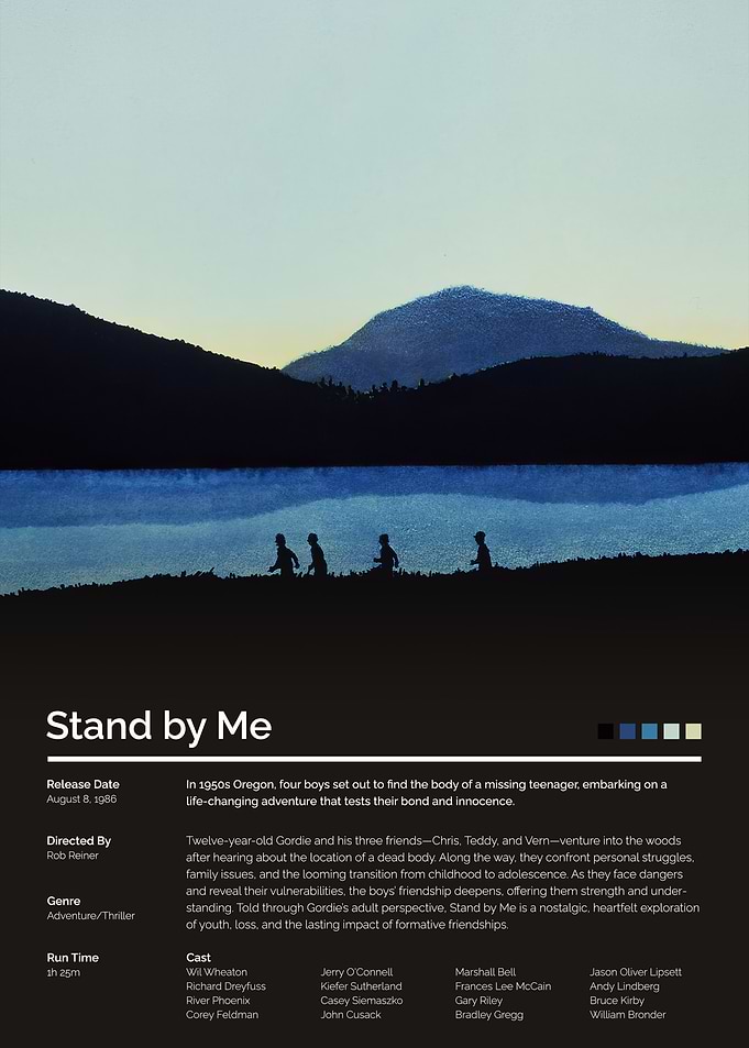 Stand by Me Movie Poster