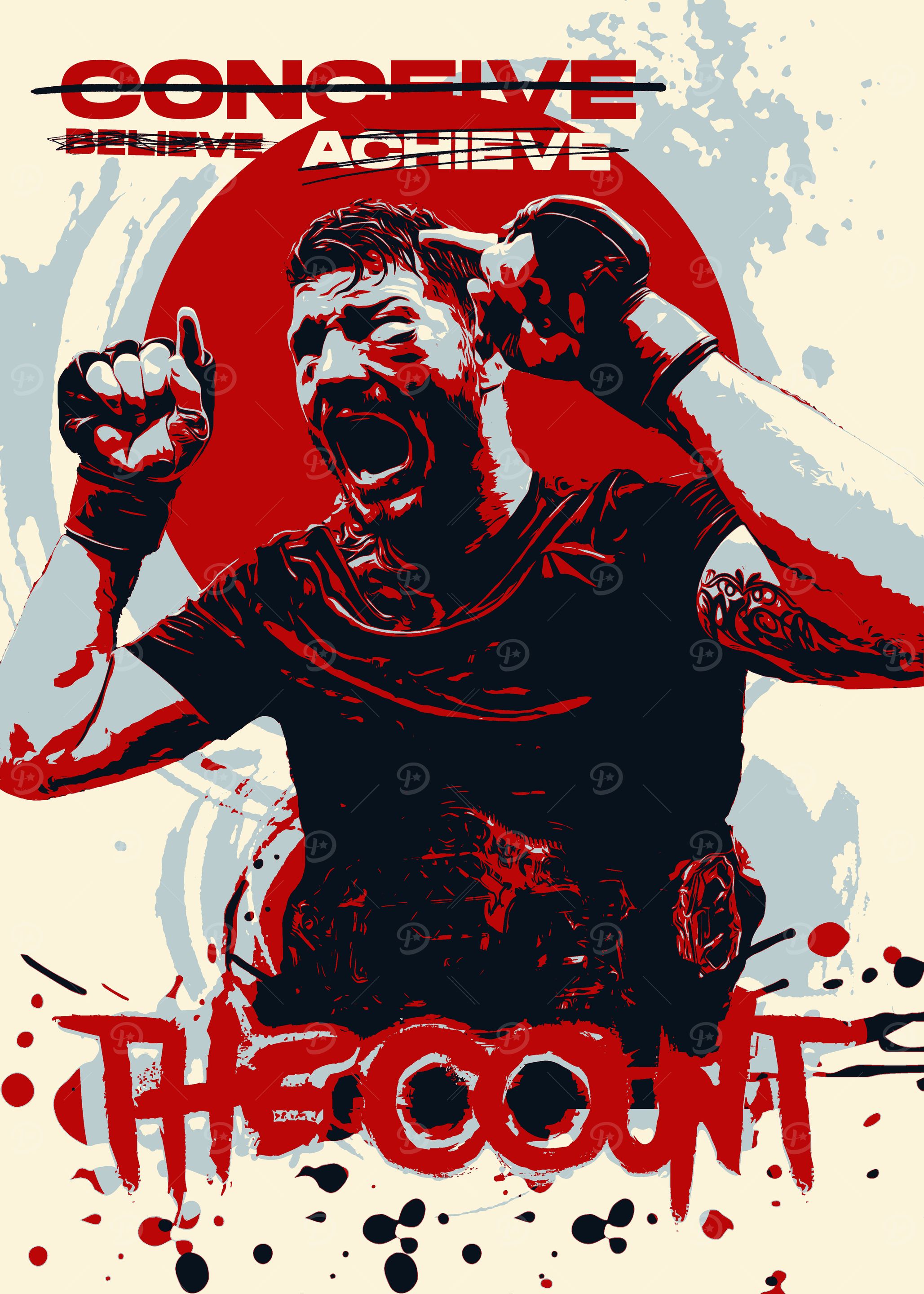 Michael Bisping MMA Fighter Poster