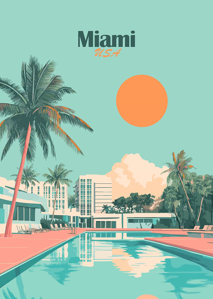 Miami Beach Poolside