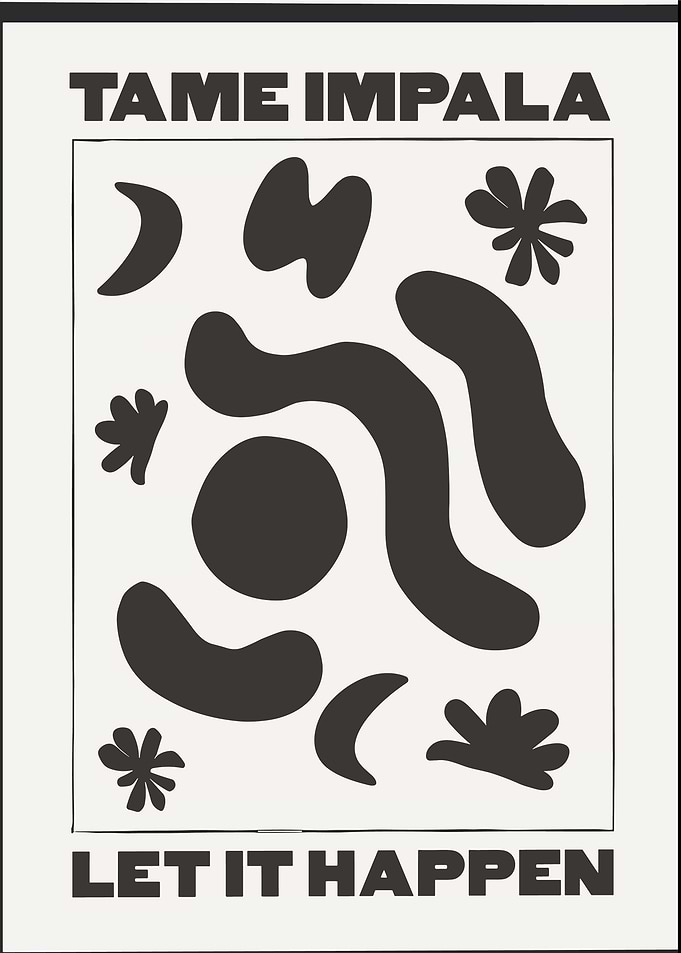 Tame Impala Let It Happen Poster
