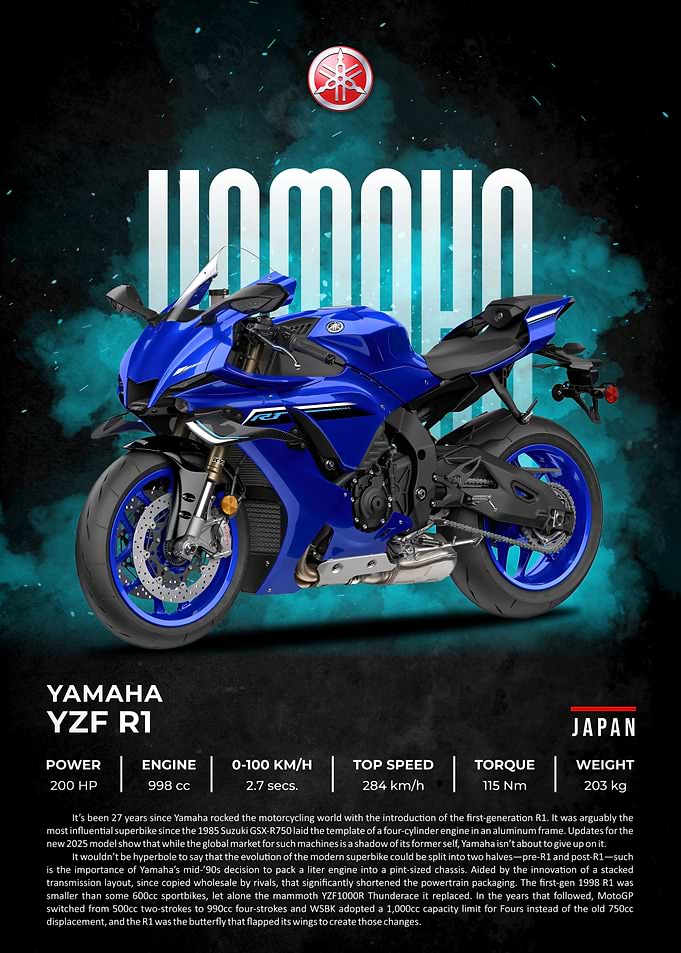 Yamaha YZF R1 Motorcycle