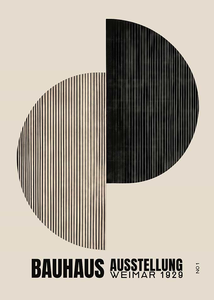 Bauhaus Exhibition Black & White Weimar 1929