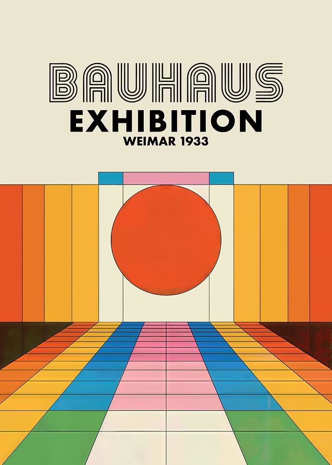 Retro Bauhaus Arcade Gaming