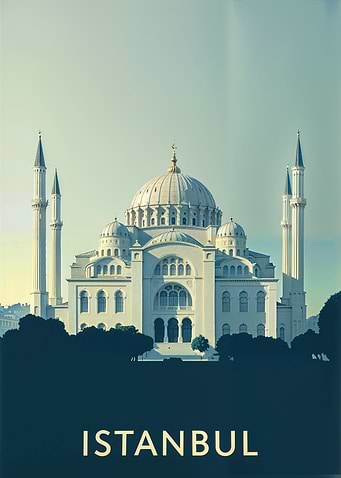 Istanbul Mosque Poster