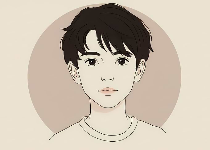 Anime Boy Portrait