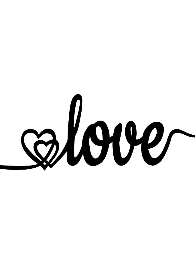 Love Word Art