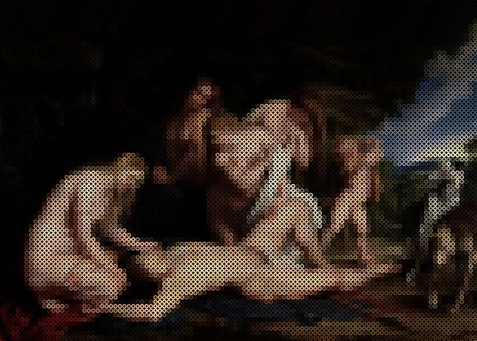 The Death of Adonis (With Venus, Cupid, and The Three Graces) by Peter Paul Rubens (Circa 1614)