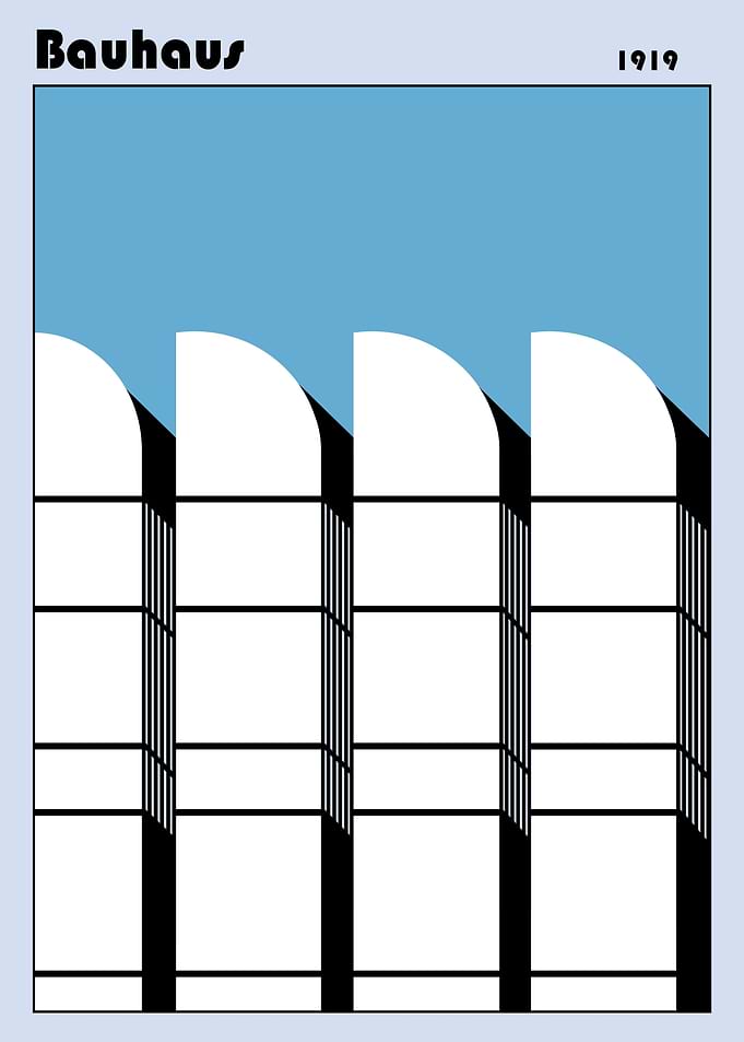 Bauhaus 1919 Poster