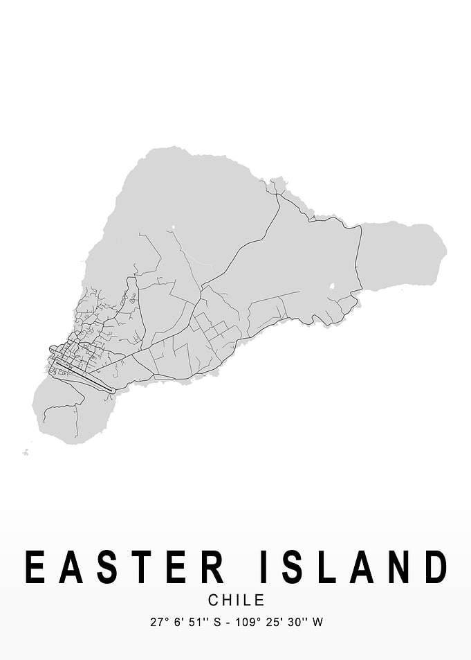 Easter Island Light Map