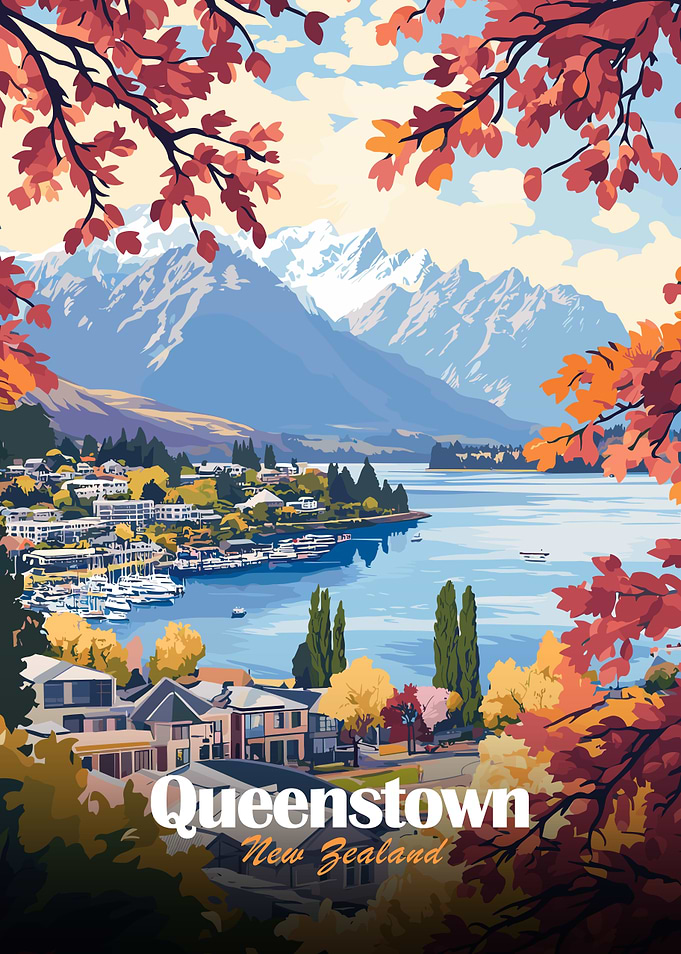 Queenstown, New Zealand Landscape