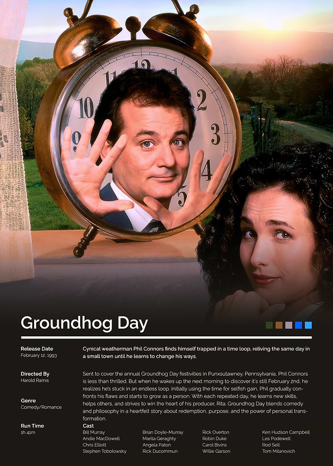 Groundhog Day Movie Poster