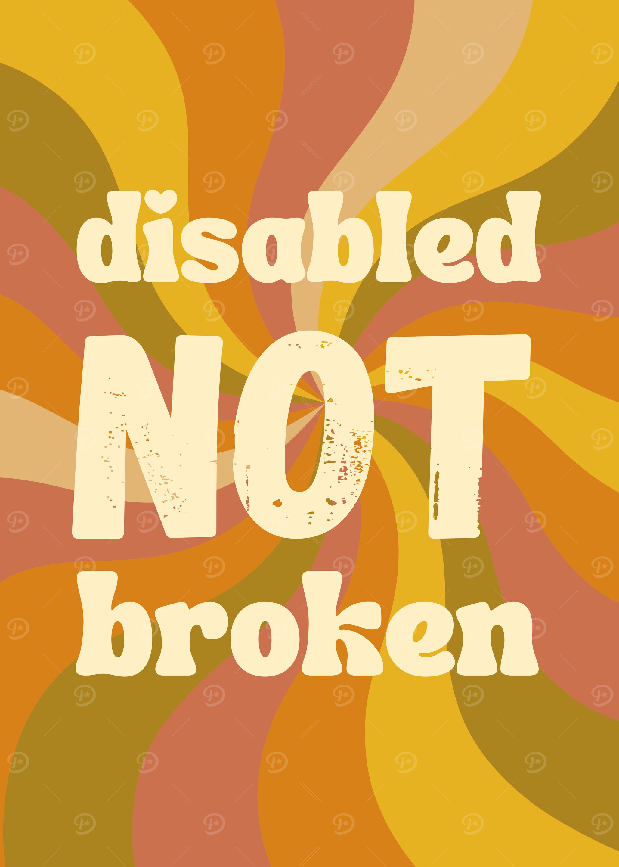 Disabled Not Broken Poster
