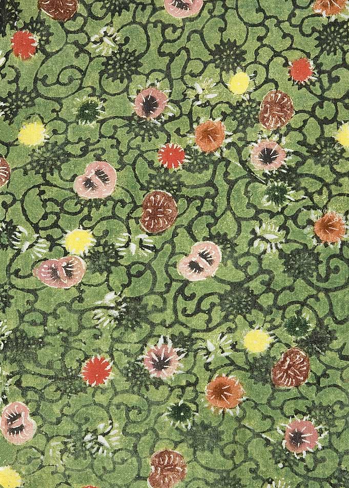 Green Floral Pattern