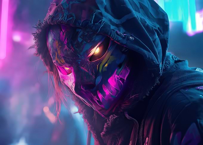 Cyberpunk Skull Mask