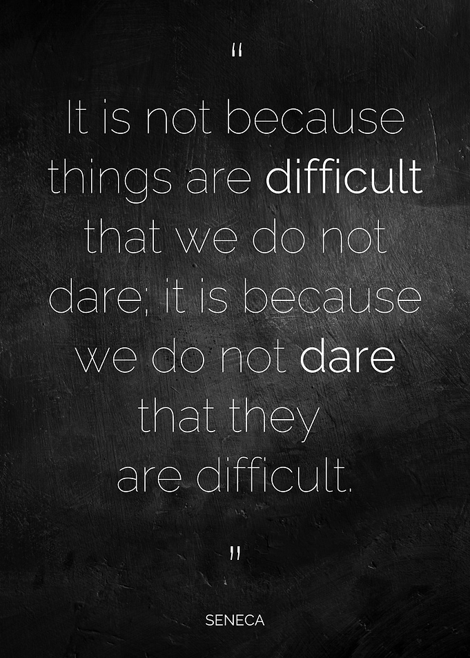 Seneca Quote on Courage