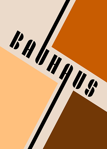 Bauhaus Geometric Art Print