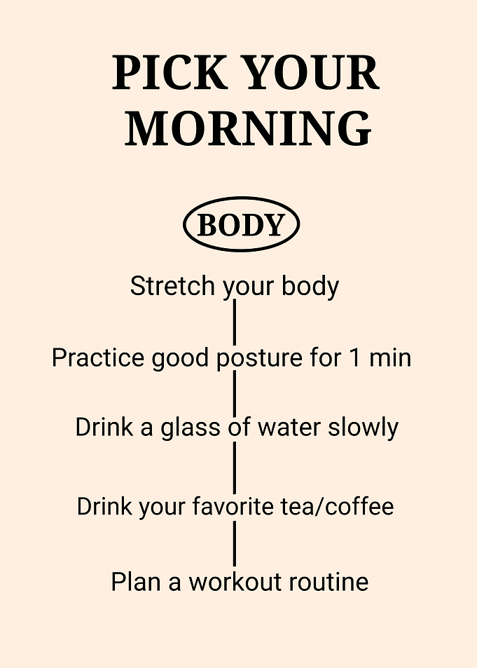 Morning Routine Checklist