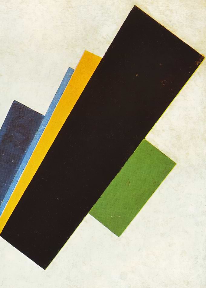 Kazimir Malevich Abstract Geometric Painting