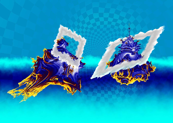 'The Alternates' Abstract Fractal Art