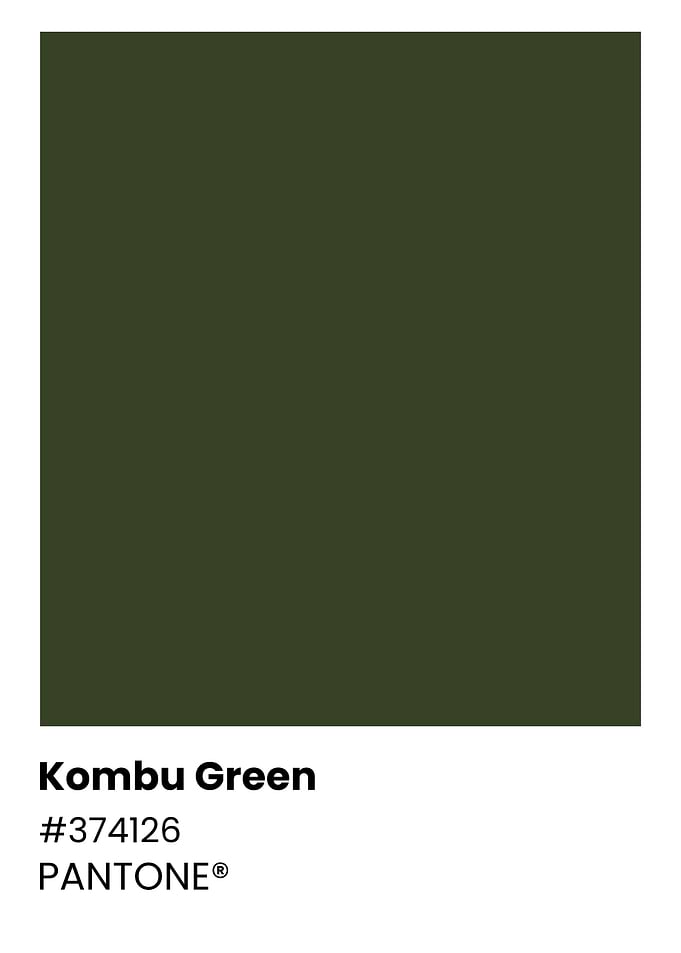 Kombu Green Pantone Color