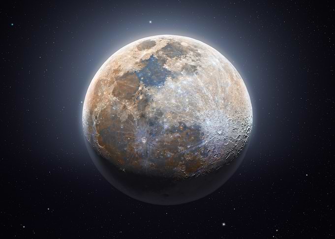 Detailed Moon Surface