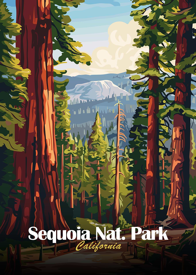 Sequoia National Park Poster