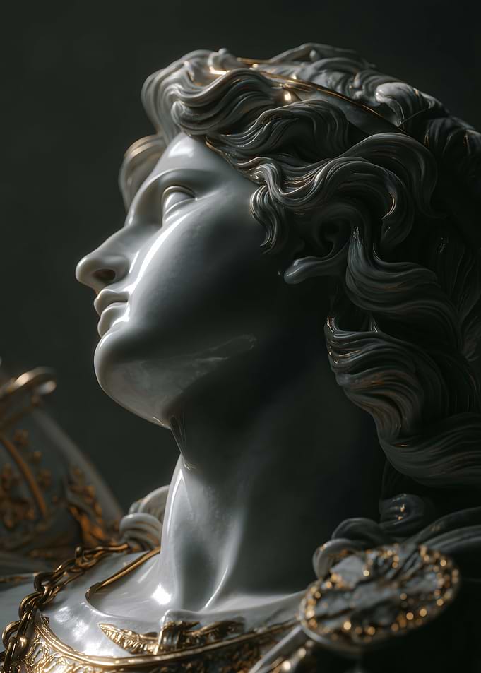 Angel Statue Bust