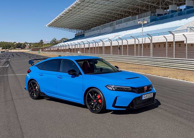 Honda Civic Type R on Race Track