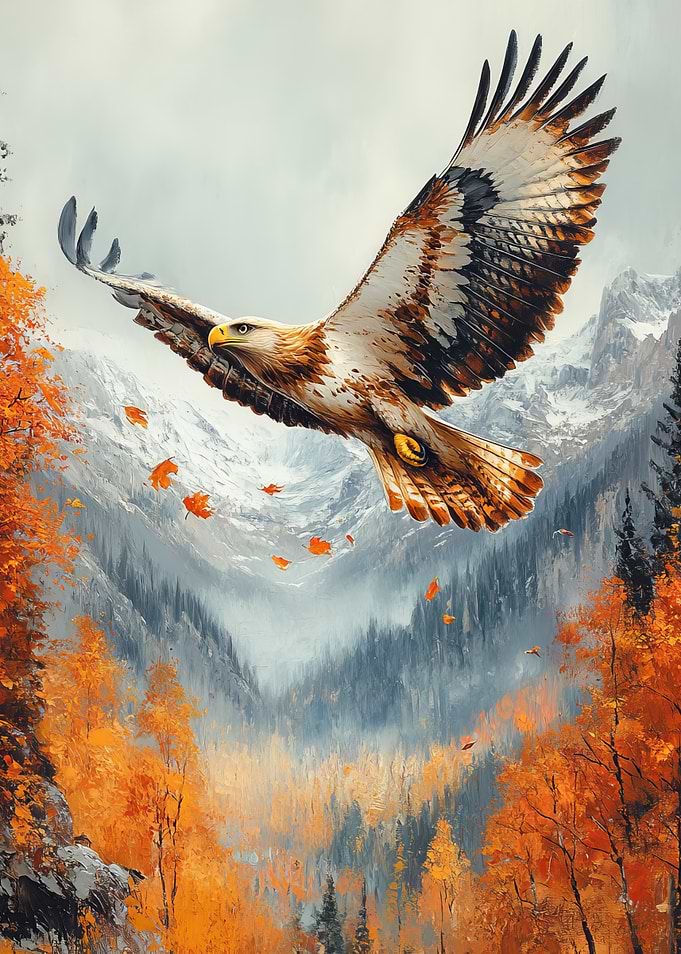 Golden Eagle Soaring