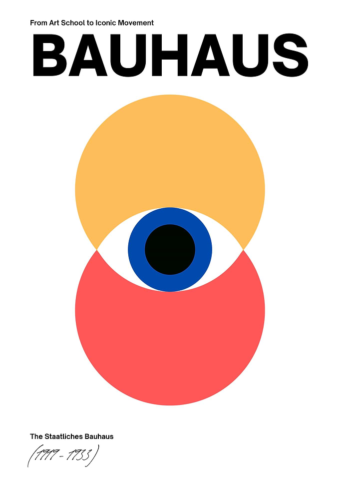 Bauhaus Eye Poster