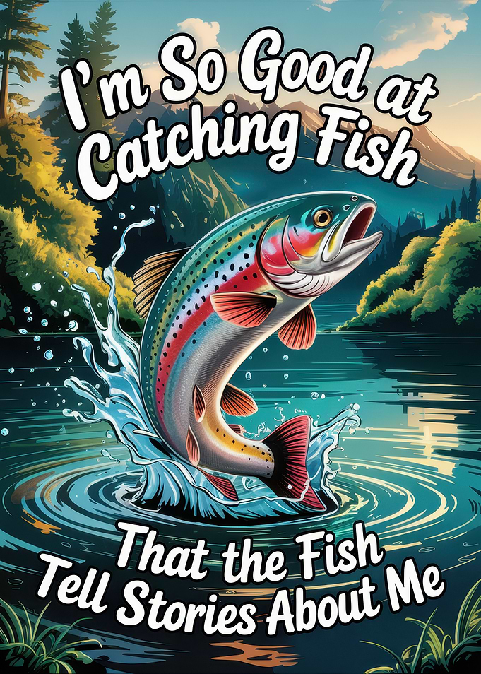Fishing Humor Poster