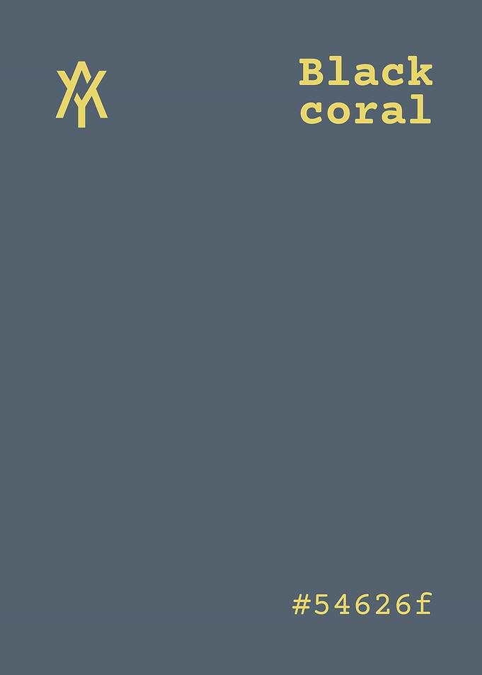 Black Coral Color Palette