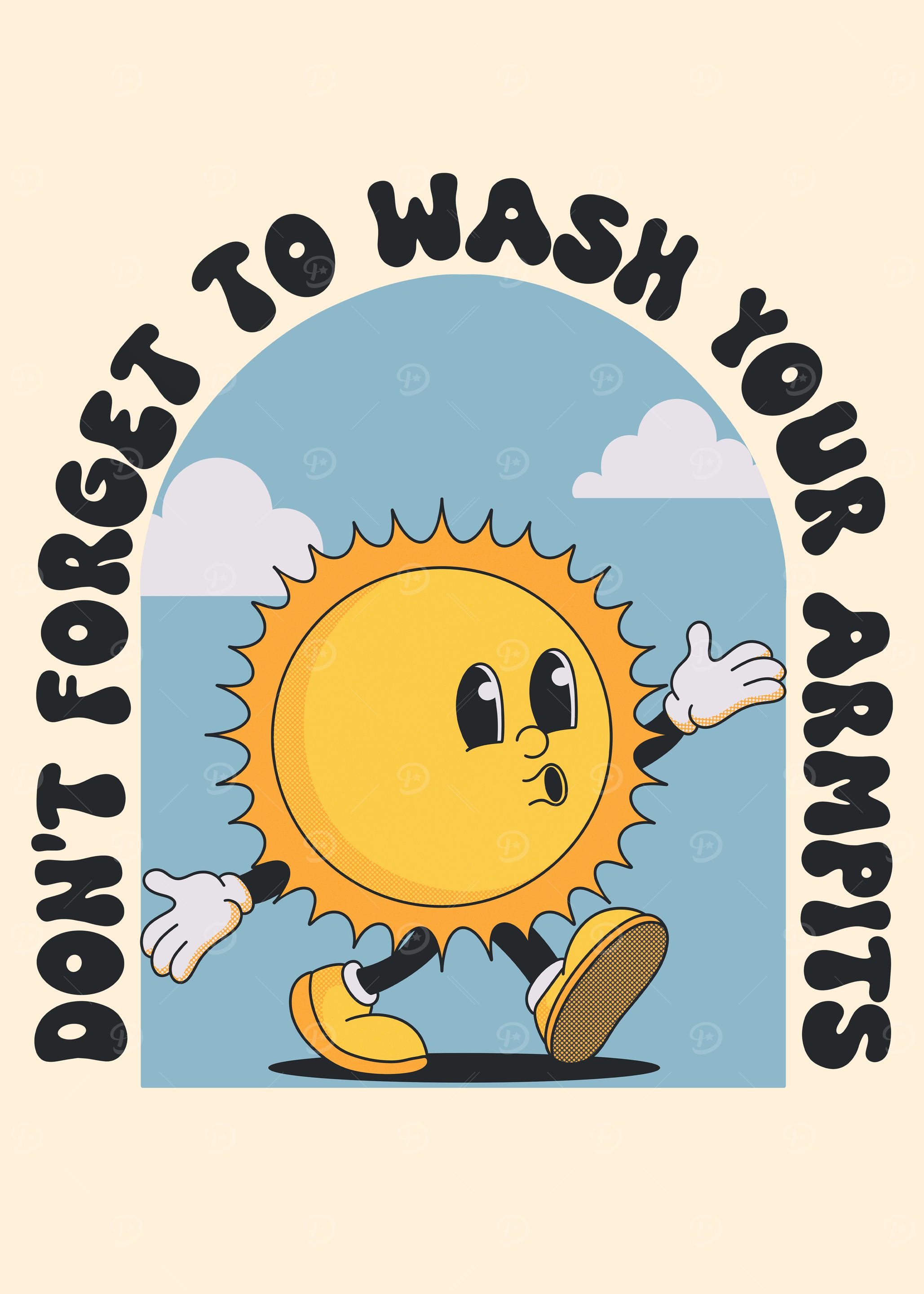 Wash your armpits