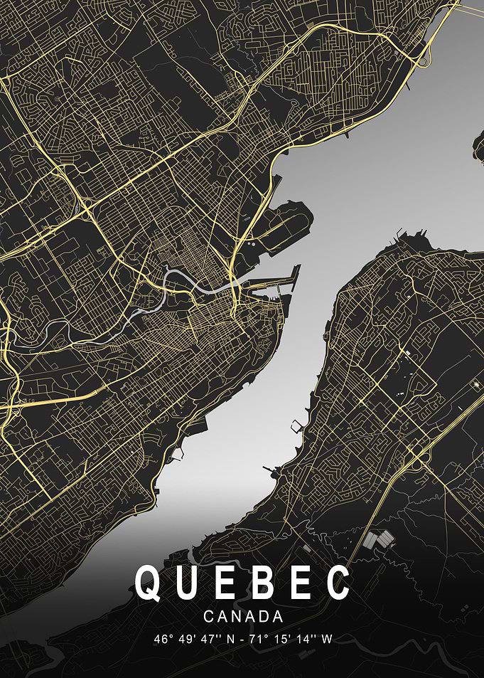 Quebec Silver City Map