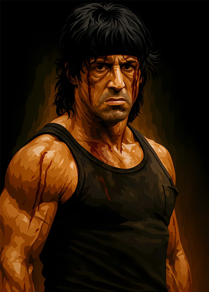 Rambo Digital Art