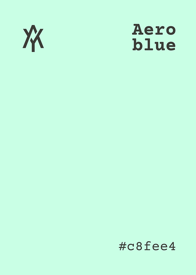 Aero Blue Color Palette