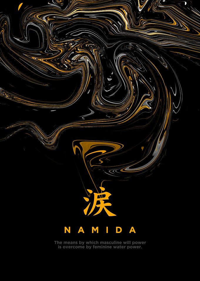 Namida - Japanese Word Art