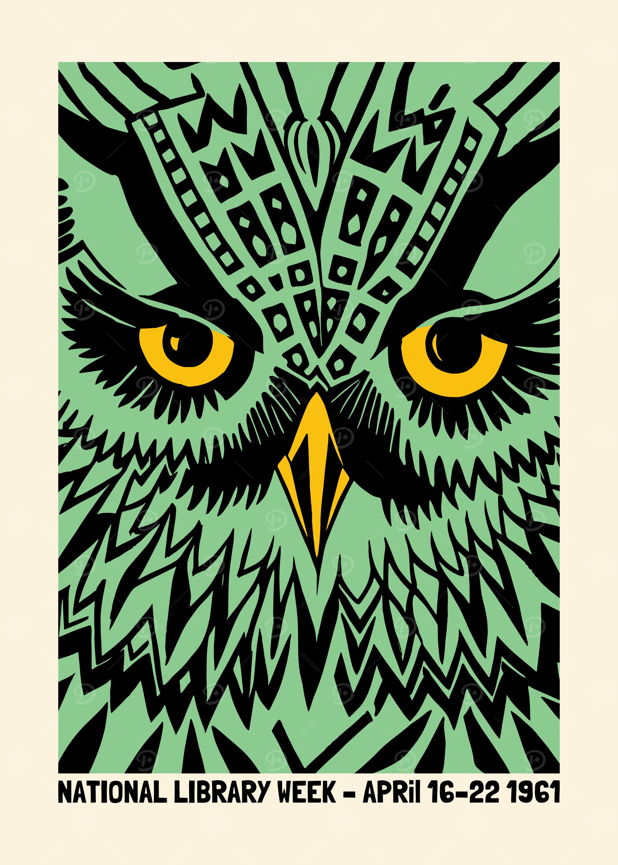 Owl Illustration - National Library Week