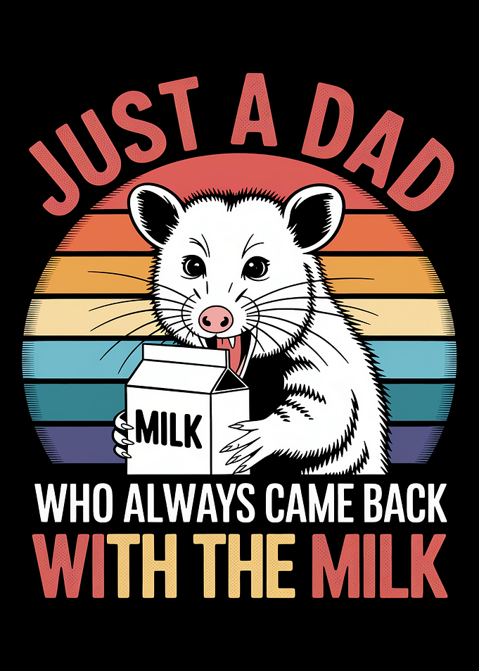 Opossum Dad Milk Meme