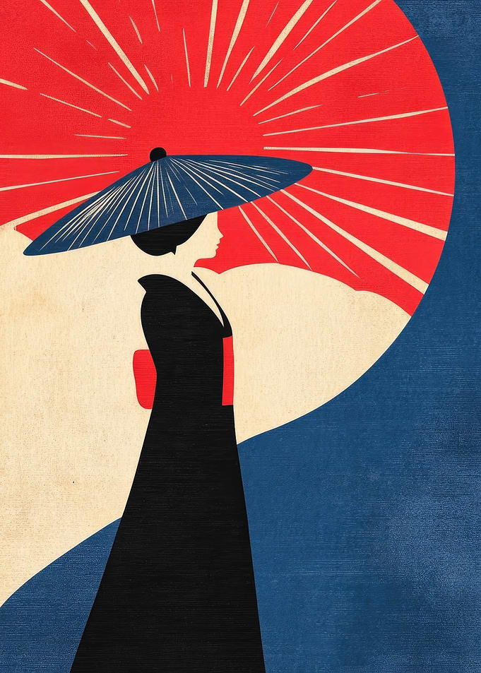 Japanese Woman in Kimono
