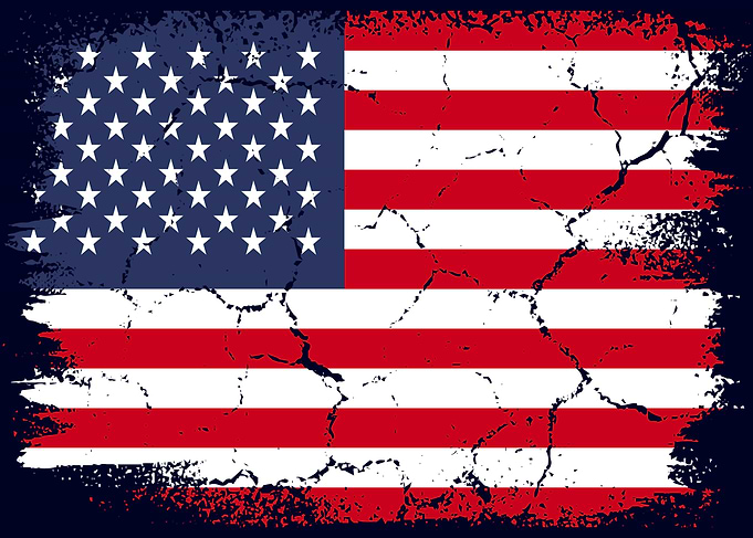 Distressed American Flag
