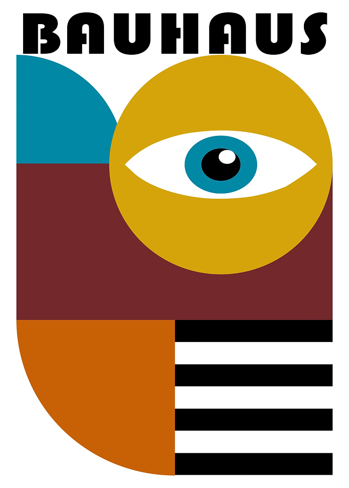 Bauhaus Eye Abstract Art