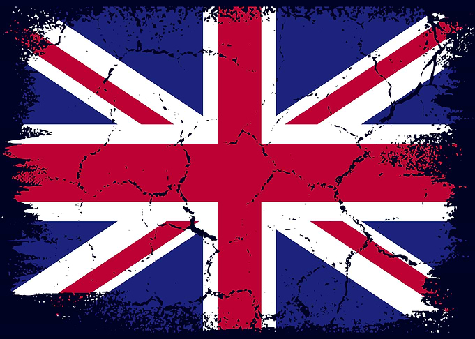 Distressed Union Jack Flag