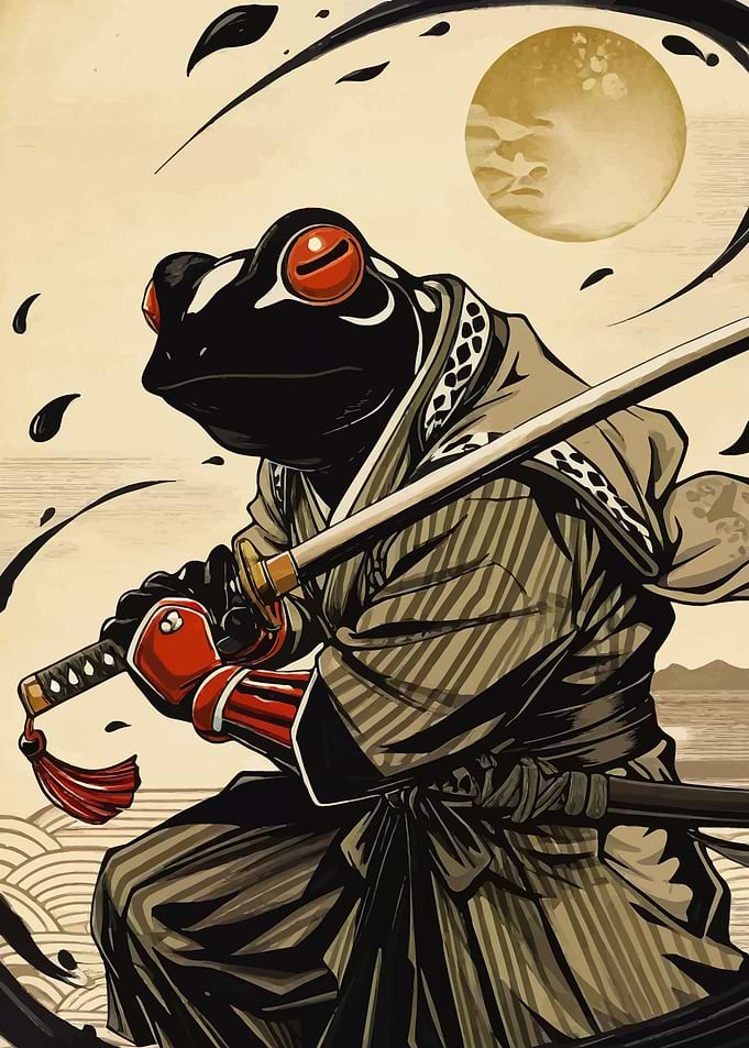 Frog Samurai